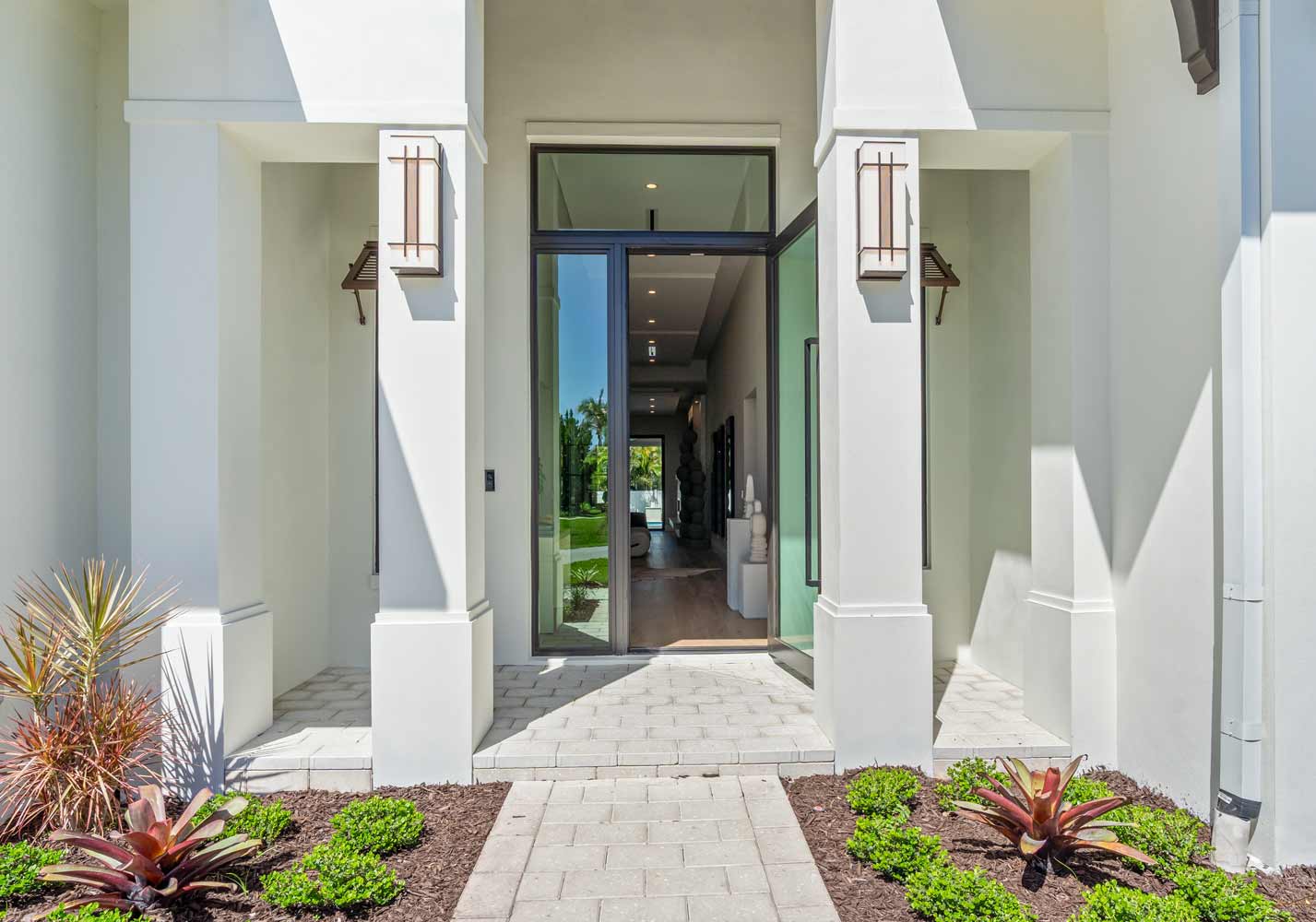 view from front entry into the home